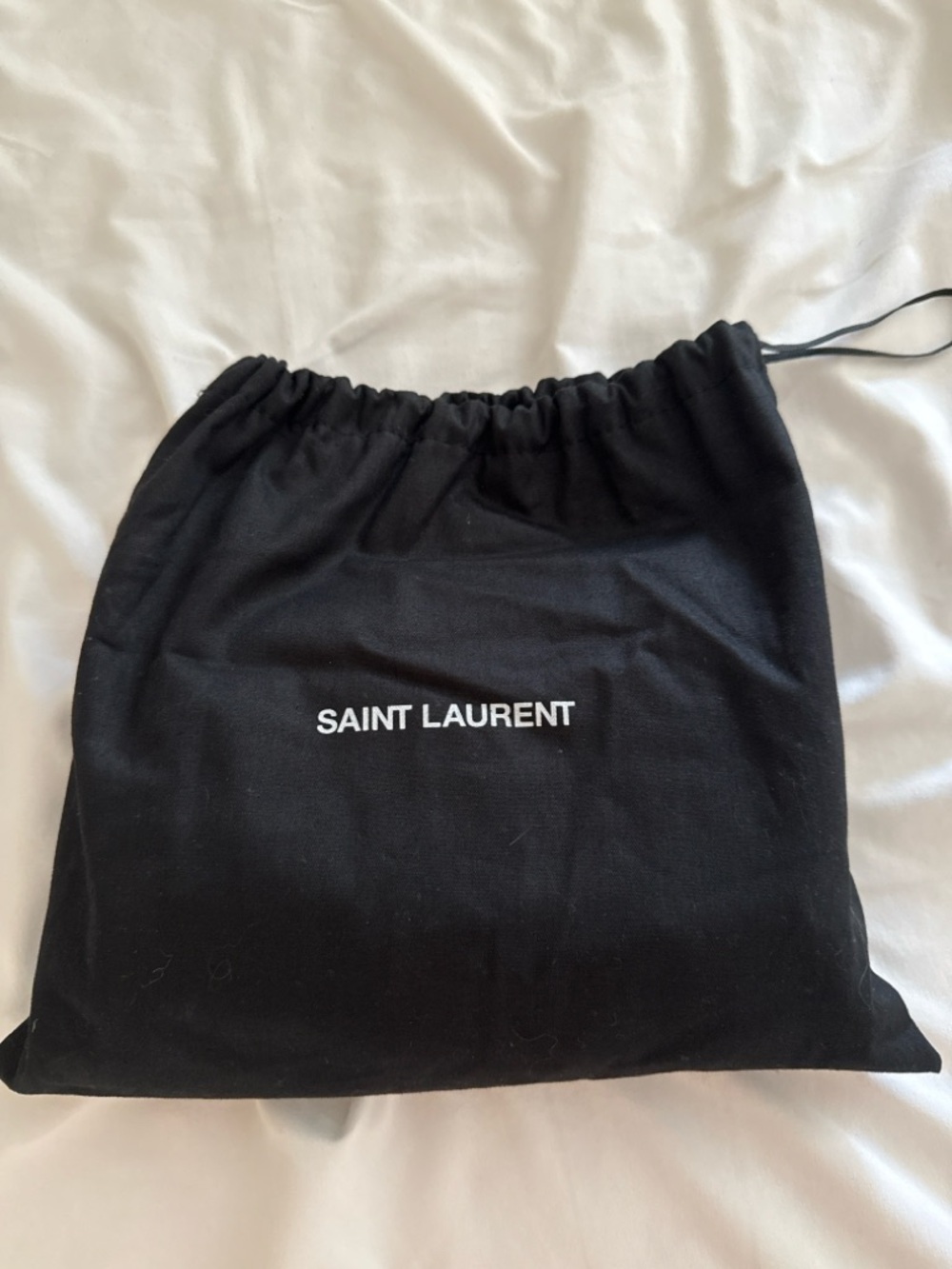 Saint Laurent Taupe Beige Leather Chain Shoulder Bag with Gold Hardware - Picture 7 of 9